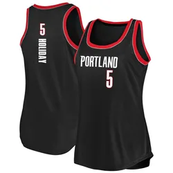 Jrue Holiday Portland Trail Blazers Women's Fast Break 2020/21 Tank Jersey - Icon Edition - Black