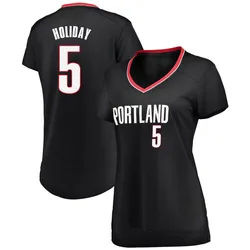 Jrue Holiday Portland Trail Blazers Women's Fast Break Jersey - Icon Edition - Black