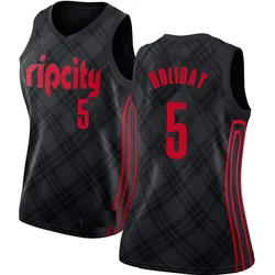Jrue Holiday Portland Trail Blazers Women's Swingman Jersey - City Edition - Black