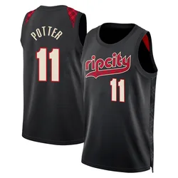 Micah Potter Portland Trail Blazers Youth Swingman 2023/24 City Edition Jersey - Black