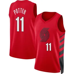 Micah Potter Portland Trail Blazers Youth Swingman Statement Edition 2022/23 Jersey - Red