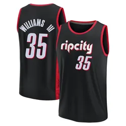 Robert Williams III Portland Trail Blazers Men's Fast Break 2021/22 Replica City Edition Jersey - Black
