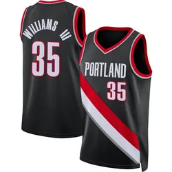 Robert Williams III Portland Trail Blazers Men's Swingman 2021/22 Diamond Icon Edition Jersey - Black
