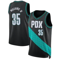 Robert Williams III Portland Trail Blazers Men's Swingman 2022/23 City Edition Jersey - Black