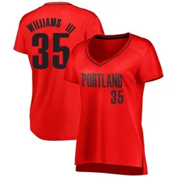 Robert Williams III Portland Trail Blazers Women's Fast Break Jersey - Statement Edition - Red
