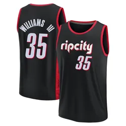 Robert Williams III Portland Trail Blazers Youth Fast Break 2021/22 Replica City Edition Jersey - Black