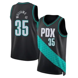 Robert Williams III Portland Trail Blazers Youth Swingman 2025/26 City Edition Jersey - Black