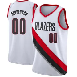 Scoot Henderson Portland Trail Blazers Men's Swingman Jersey - Association Edition - White