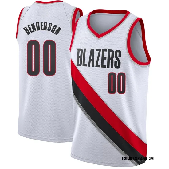 Scoot Henderson Portland Trail Blazers Men's Swingman Jersey - Association Edition - White