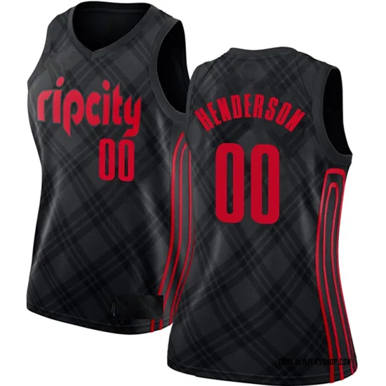 Scoot Henderson Portland Trail Blazers Women's Swingman Jersey - City Edition - Black