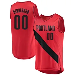 Scoot Henderson Portland Trail Blazers Youth Fast Break Jersey - Statement Edition - Red