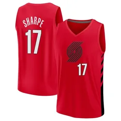 Shaedon Sharpe Portland Trail Blazers Men's Fast Break Statement Edition 2022/23 Jersey - Black