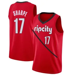 Shaedon Sharpe Portland Trail Blazers Men's Swingman 2018/19 Jersey - Earned Edition - Red