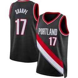 Shaedon Sharpe Portland Trail Blazers Men's Swingman 2021/22 Diamond Icon Edition Jersey - Black
