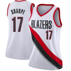Shaedon Sharpe Portland Trail Blazers Women's Swingman Jersey - Association Edition - White