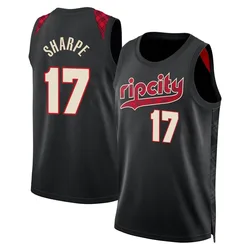 Shaedon Sharpe Portland Trail Blazers Youth Swingman 2023/24 City Edition Jersey - Black
