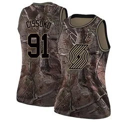 Sidy Cissoko Portland Trail Blazers Women's Swingman Realtree Collection Jersey - Camo