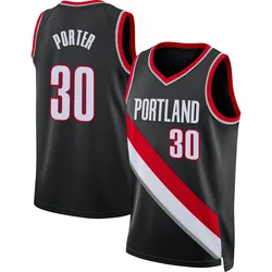 Terry Porter Portland Trail Blazers Men's Swingman 2021/22 Diamond Icon Edition Jersey - Black