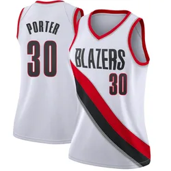 Terry Porter Portland Trail Blazers Women's Swingman Jersey - Association Edition - White