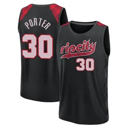 Terry Porter Portland Trail Blazers Youth Fast Break 2023/24 City Edition Jersey - Black