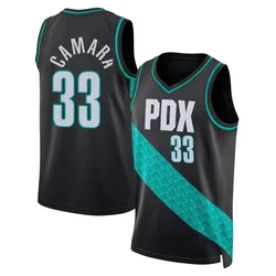 Toumani Camara Portland Trail Blazers Youth Swingman 2025/26 City Edition Jersey - Black