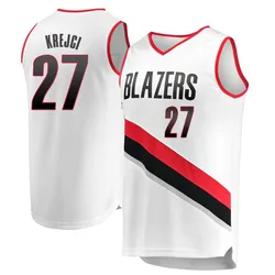 Vit Krejci Portland Trail Blazers Men's Fast Break Jersey - Association Edition - White