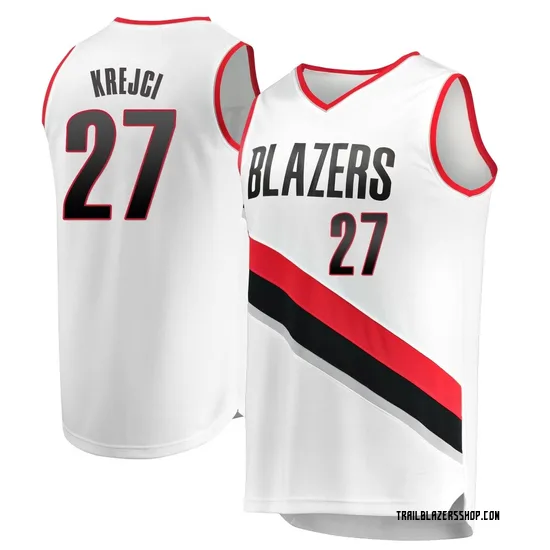 Vit Krejci Portland Trail Blazers Men's Fast Break Jersey - Association Edition - White