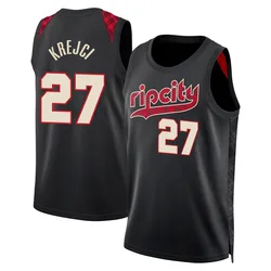 Vit Krejci Portland Trail Blazers Men's Swingman 2023/24 City Edition Jersey - Black
