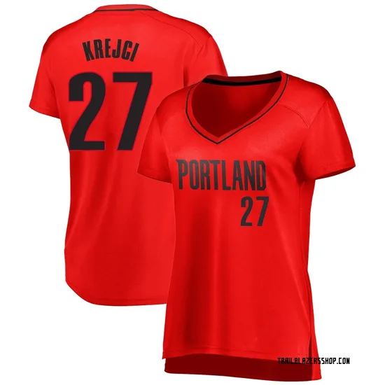 Vit Krejci Portland Trail Blazers Women's Fast Break Jersey - Statement Edition - Red
