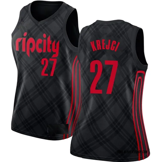 Vit Krejci Portland Trail Blazers Women's Swingman Jersey - City Edition - Black