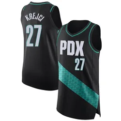 Vit Krejci Portland Trail Blazers Youth Authentic 2022/23 City Edition Jersey - Black
