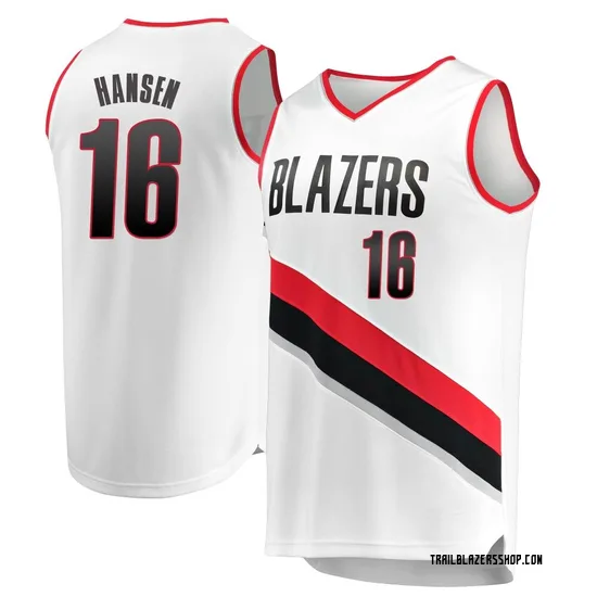 Yang Hansen Portland Trail Blazers Youth Fast Break Jersey - Association Edition - White